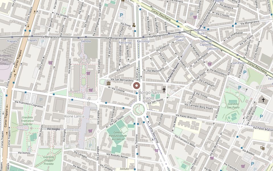 Mappa Corso Racconigi 144
